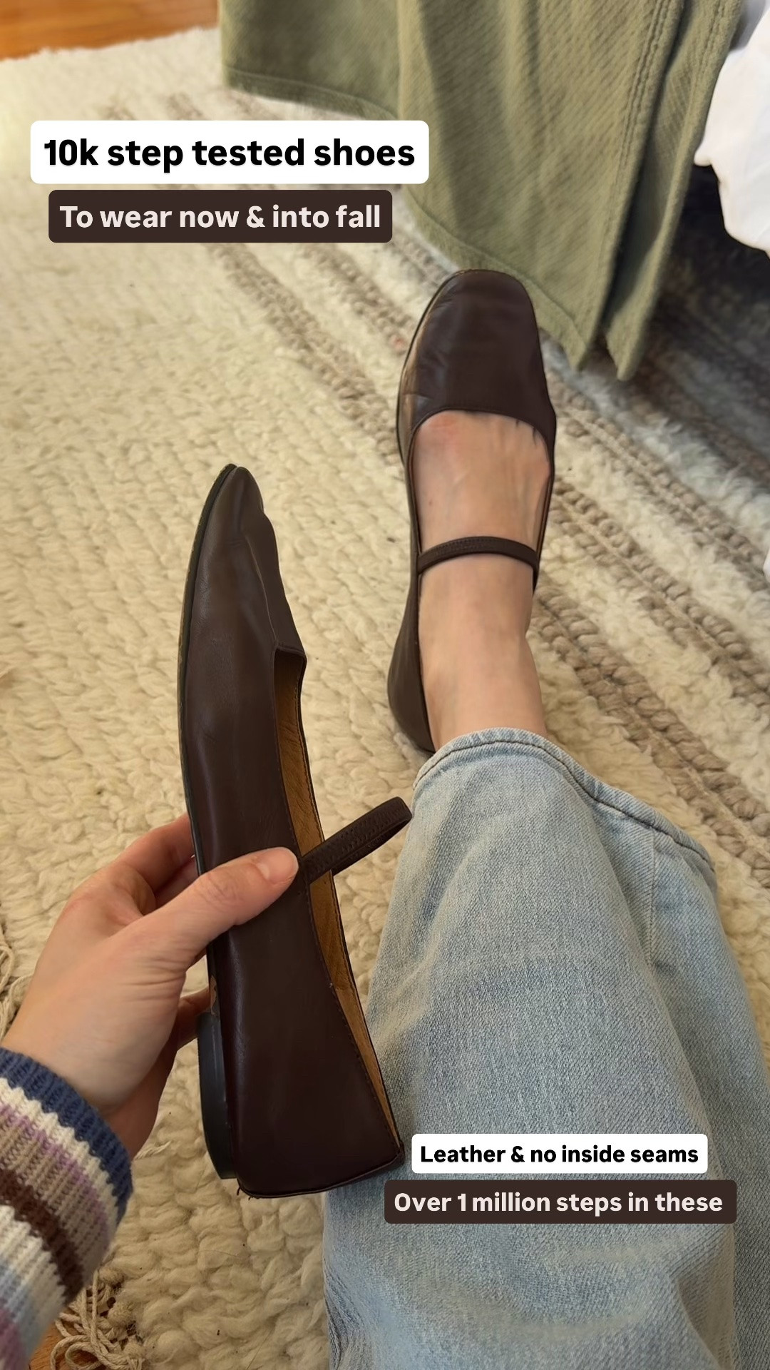 Viral leather flats that you can wear now and into fall transition
Run TTS, no inside seams so super soft. I’ve walked over 1 million steps in these!

#LTKootd #LTKSaleAlert #LTKTravel
