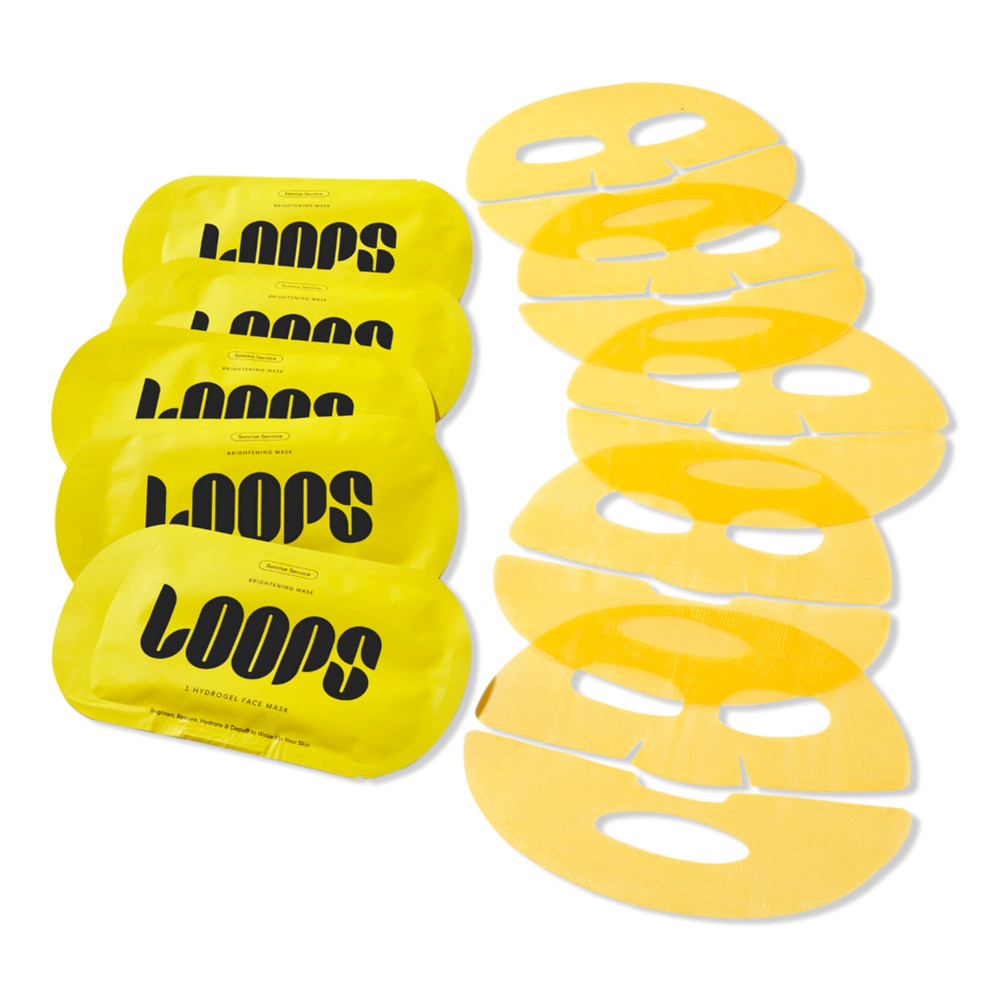 LOOPS Sunrise Service Brightening Face Mask 5 Piece Set - 5 ct | Ulta