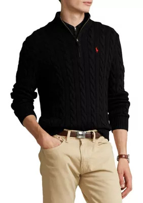 Cable Knit Cotton Sweater | Belk
