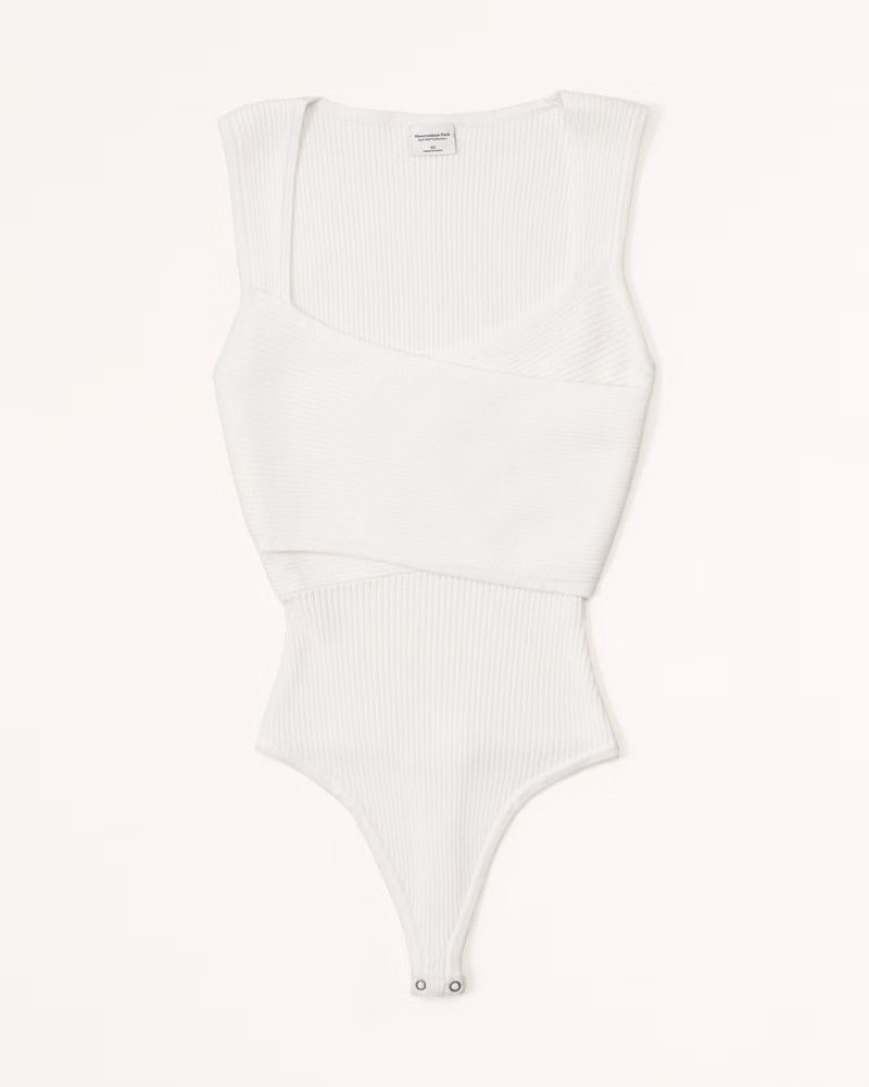 Wrap Sweater Bodysuit | Abercrombie & Fitch (US)