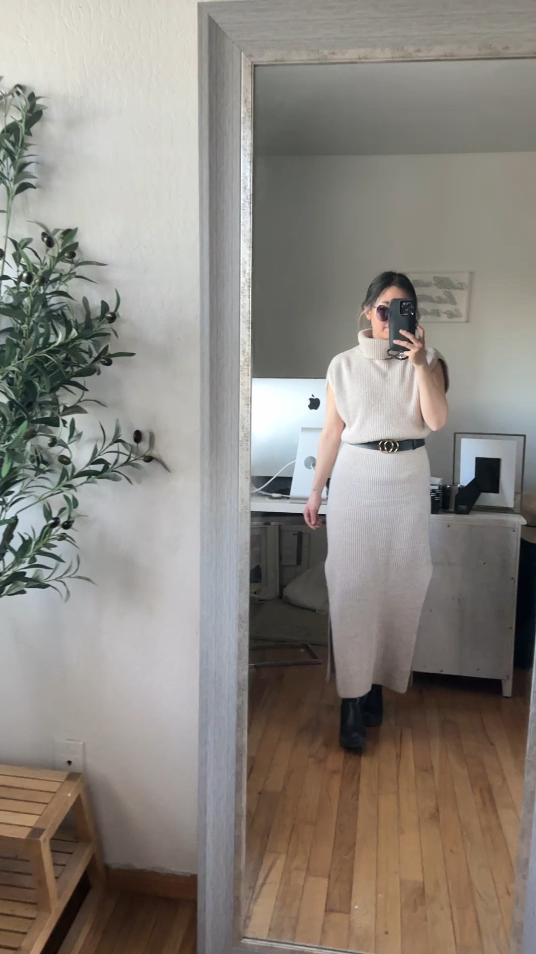 Comfy neutral sweater dress on sale at Splendid now! Wearing size S and I’m 5‘1“ for reference. 

#LTKWorkwear #LTKSaleAlert #LTKStyleTip