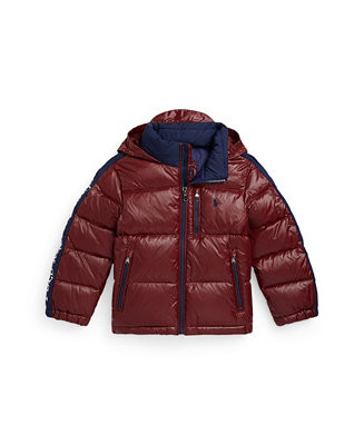 Polo Ralph Lauren Toddler and Little Boys Logo Down Hooded Jacket - Macy's | Macy's