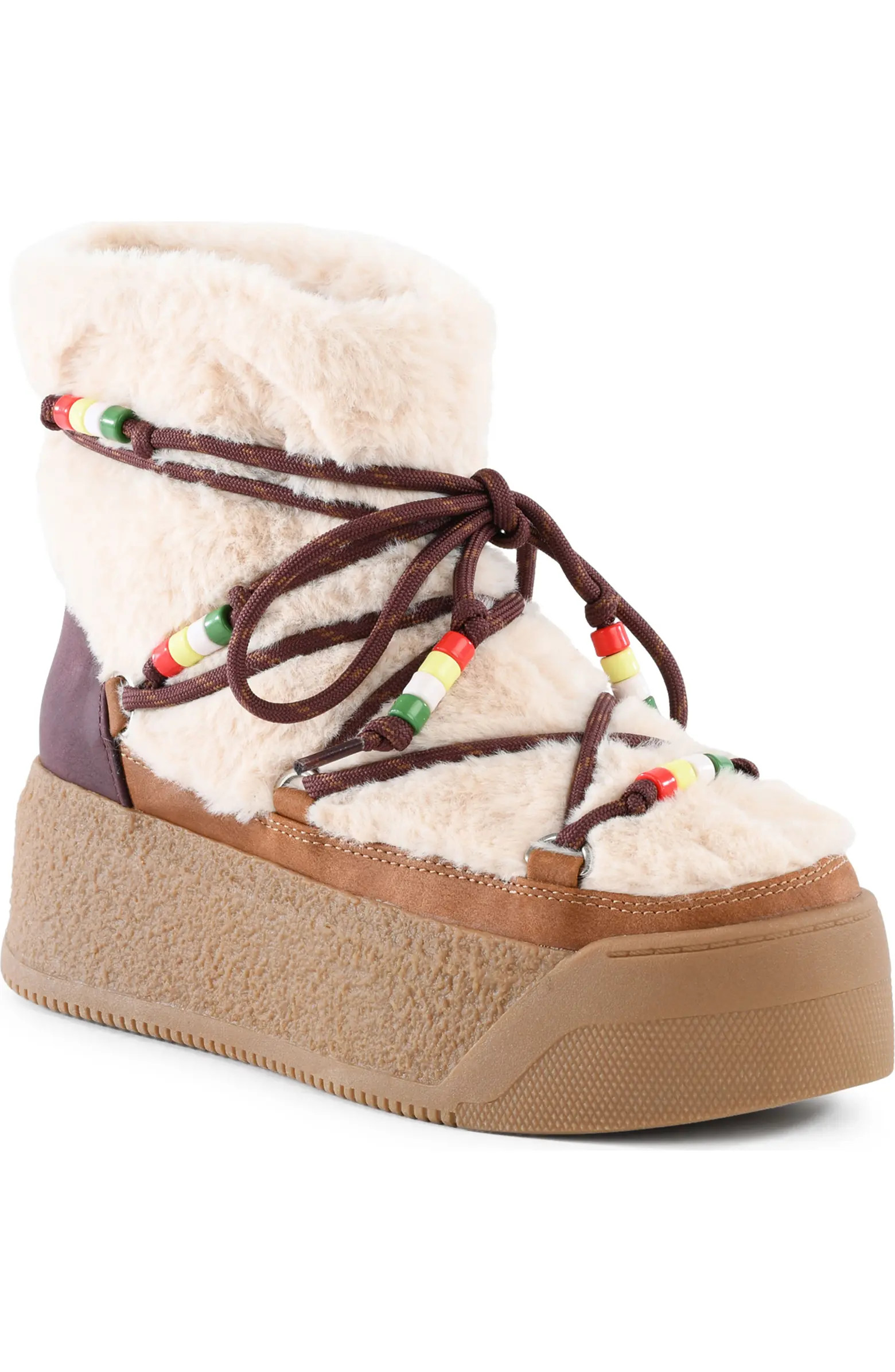 BC Footwear Sitka Faux Shearling Platform Bootie (Women) | Nordstrom | Nordstrom