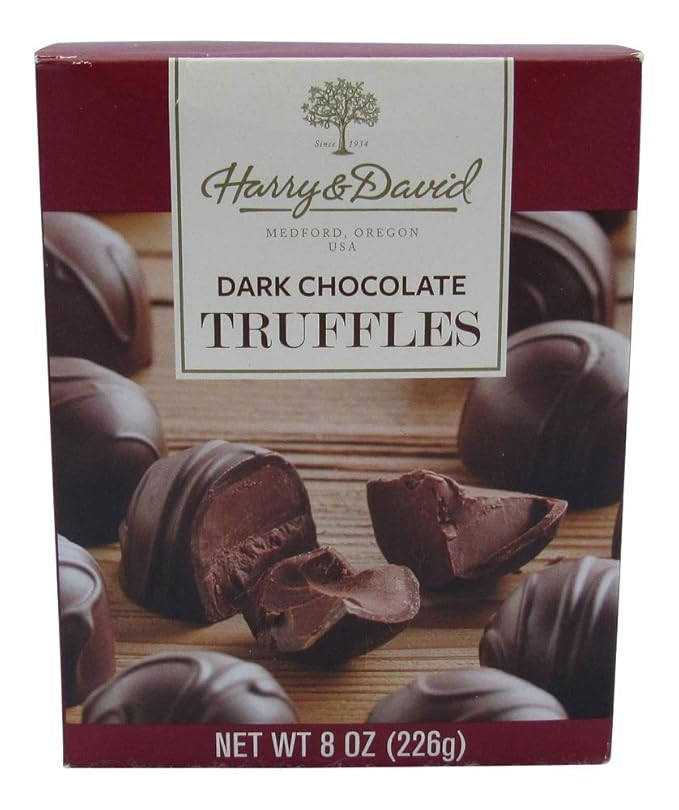 Harry & David Dark Chocolate Truffles - 8 oz Gift Box | Amazon (US)