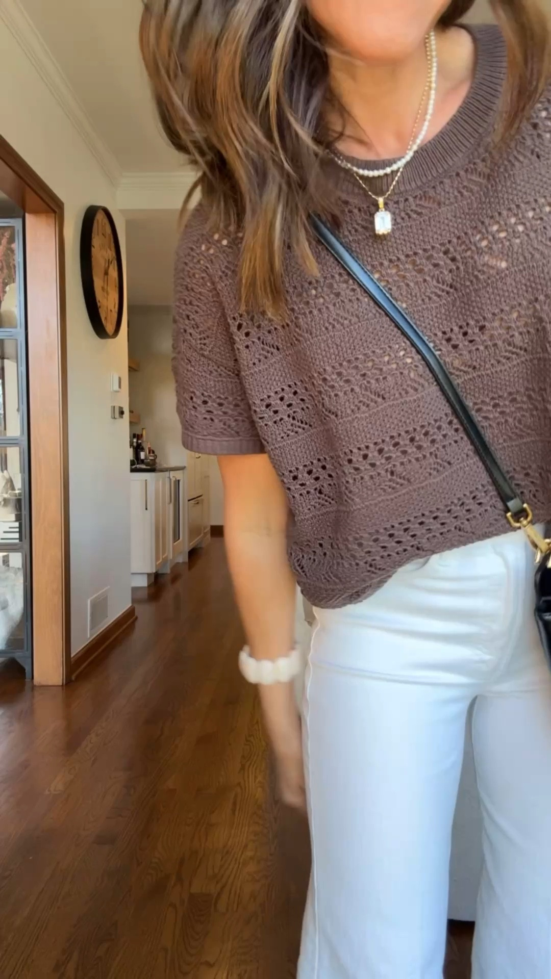 Elevated but easy Spring outfit. 
Pretty neutral mix. 
Small sweater tee
Jeans tts, 25 regular
Necklaces - use code: twopeasinablog for 15% off 

#LTKgrwm #LTKSeasonal #LTKOver40