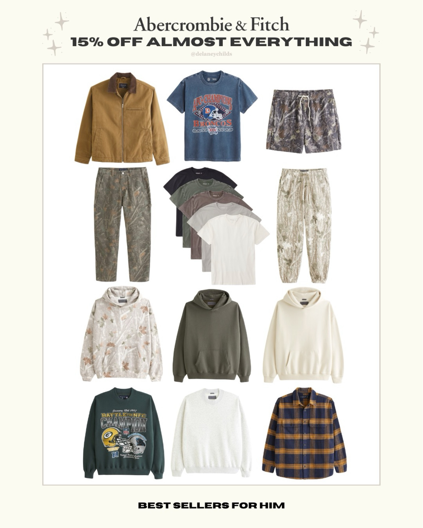 15% off almost everything at Abercrombie! for the last 6 months these men’s items at the top of my best sellers list 📈

#LTKfindsunder100 #LTKmens #LTKsalealert