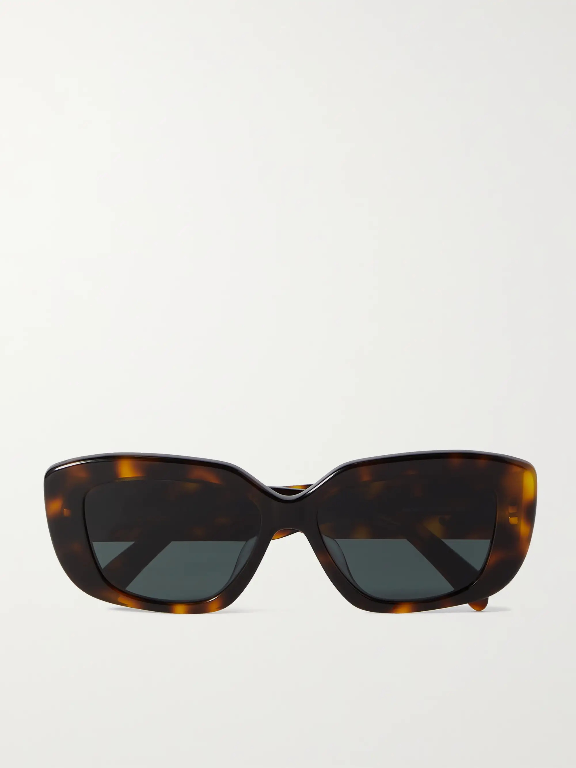 Triomphe rectangular-frame tortoiseshell acetate sunglasses | NET-A-PORTER (US)