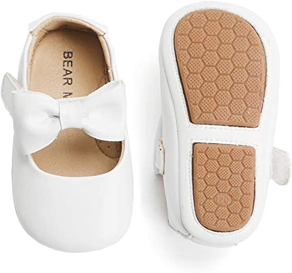 Felix & Flora Soft Sole Baby Shoes - Infant Baby Walking Shoes Moccasinss Rubber Sole Crib Shoes | Amazon (US)
