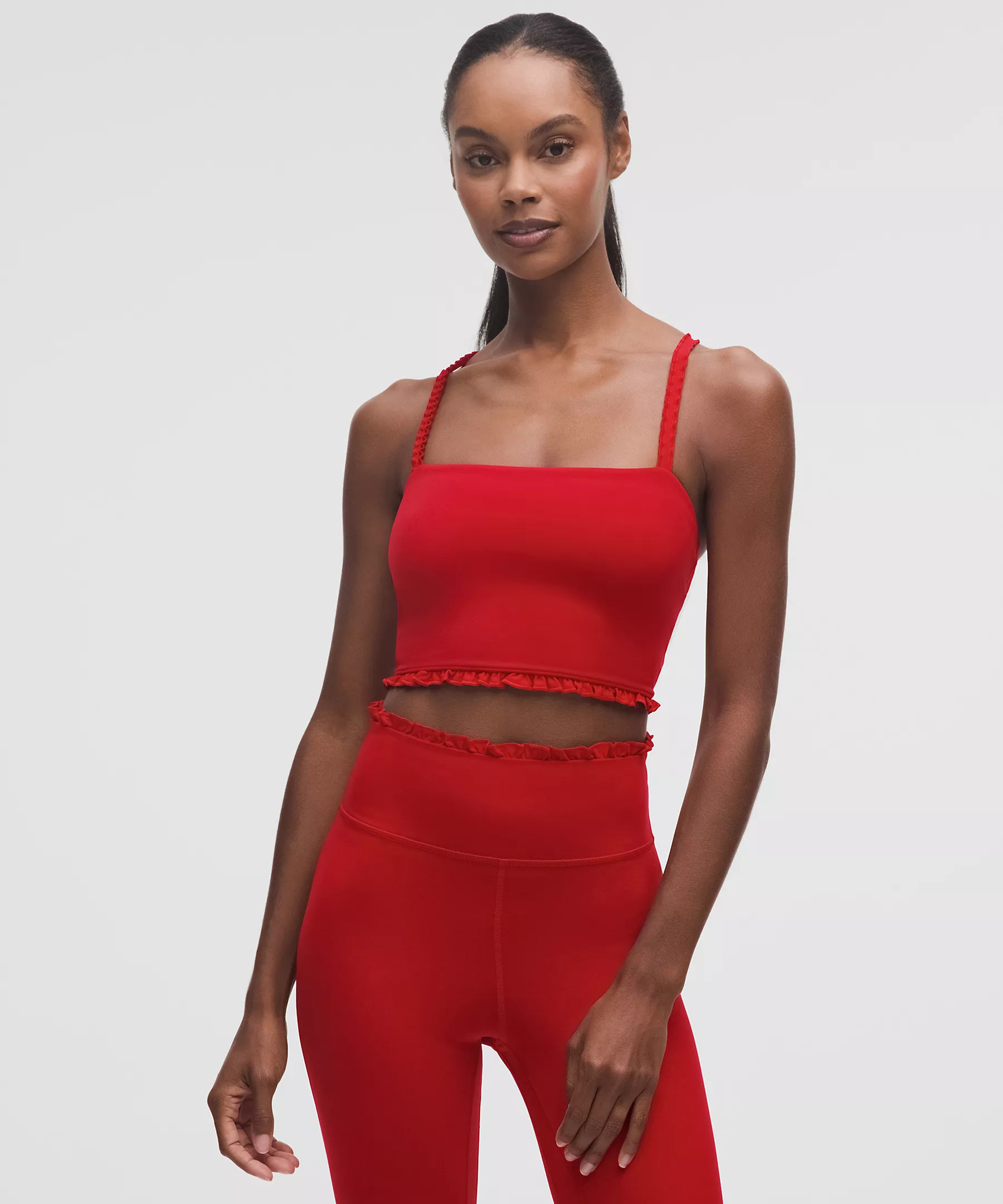 Nulu Ruffle-Trim Cropped Tank Top | Lululemon (US)