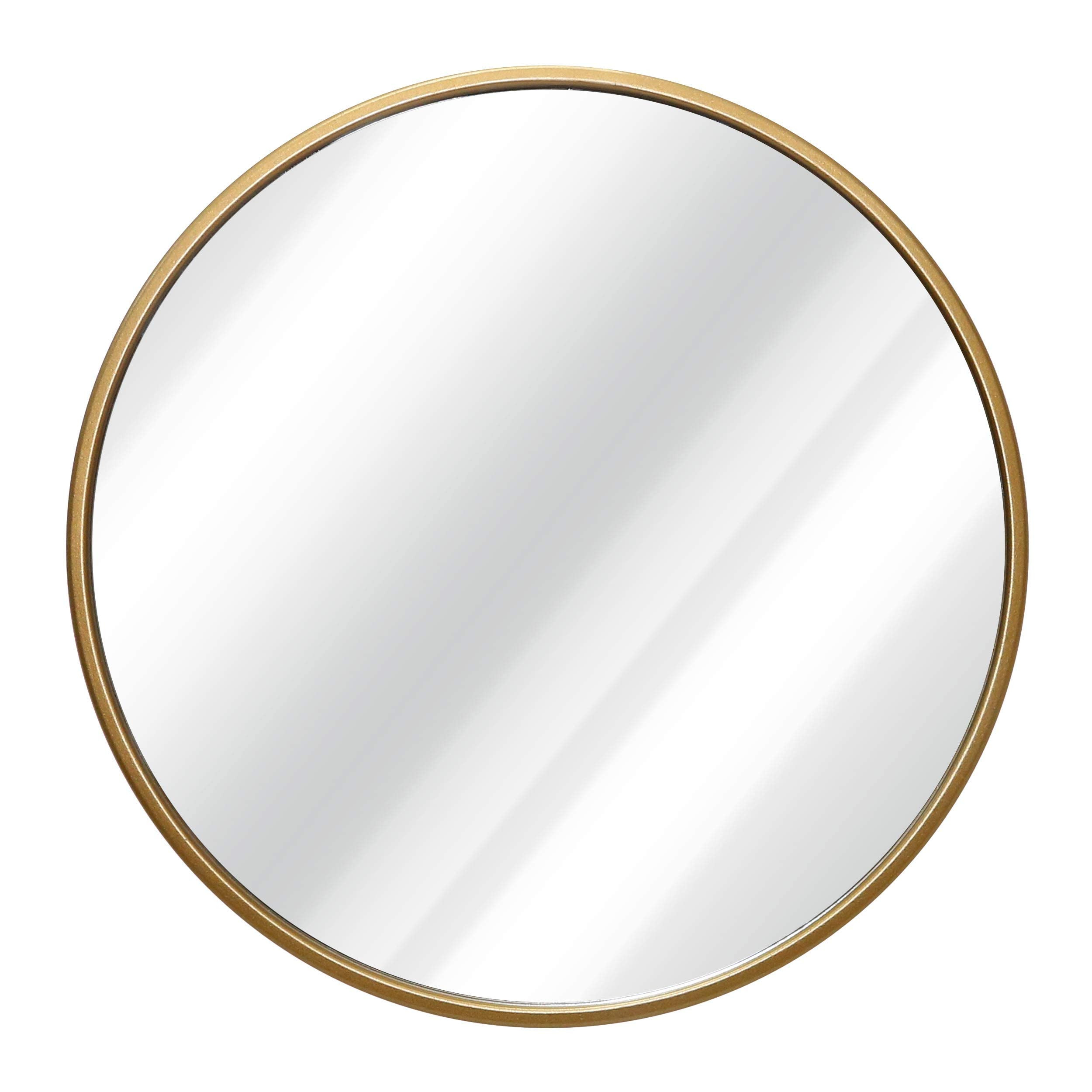 Gold Circle Wall Mirror 16 Inch Round Wall Mirror for Entryways, Washrooms, Living Rooms and More... | Amazon (US)