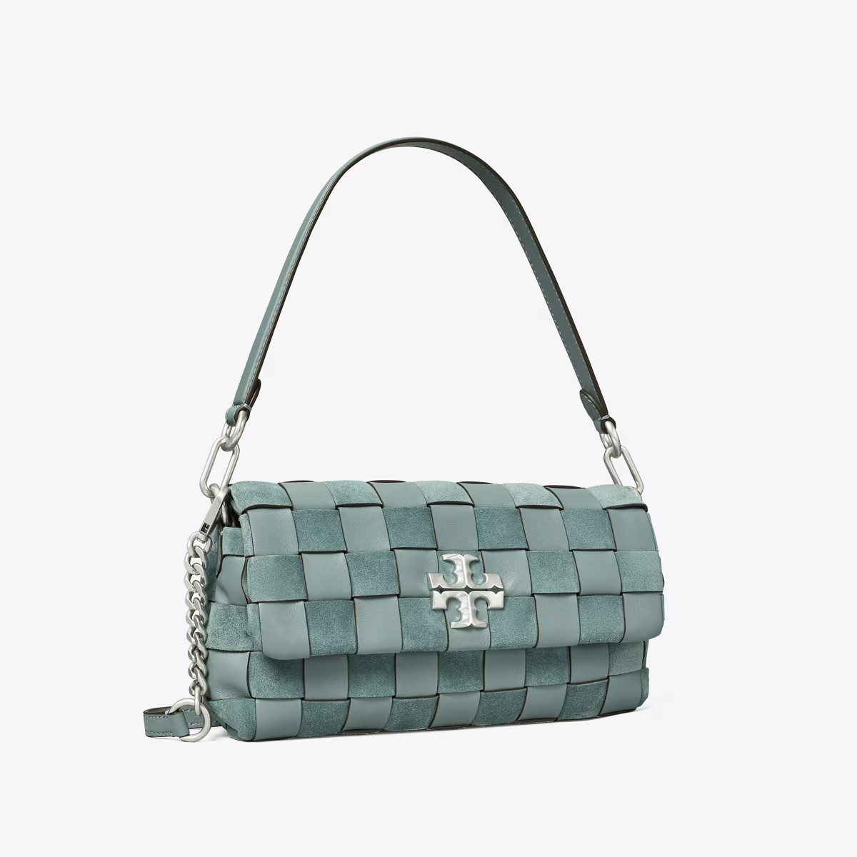 Kira Woven Small Flap Shoulder Bag | Tory Burch (US)