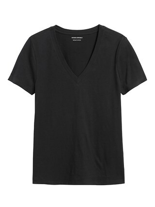 SUPIMA® Cotton V-Neck T-Shirt | Banana Republic (CA)