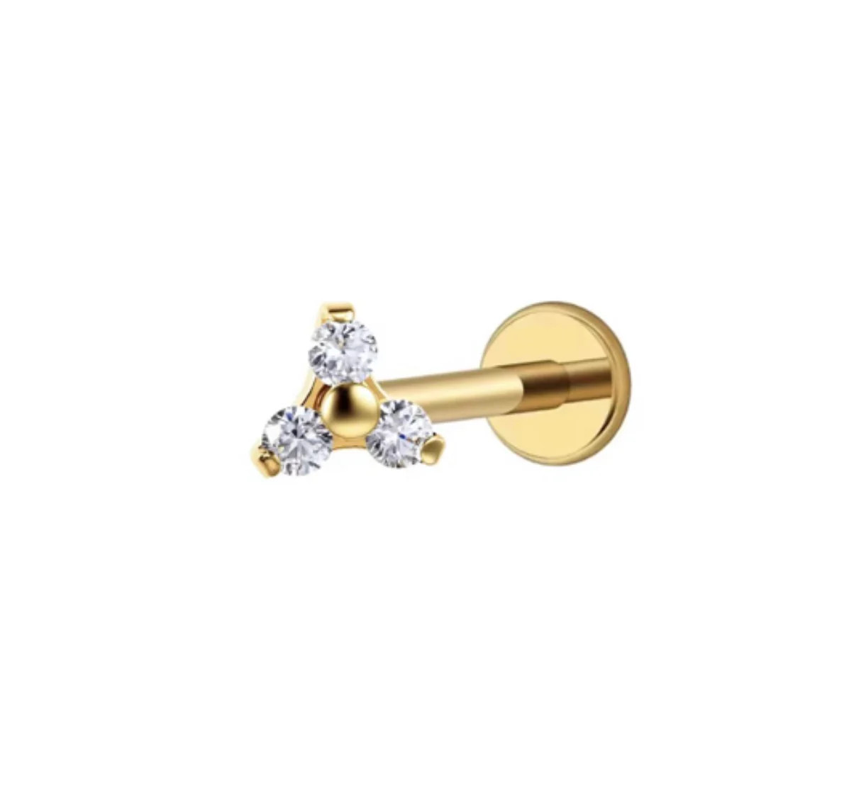 Large Trinity Flat Back | Pierced by Ash Design