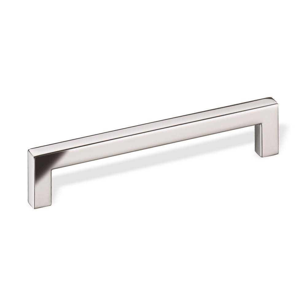 SCHWINN HARDWARE 2334 Series 5 in. Center-to-Center Polished Chrome Dual Mount Cabinet Pull | The Home Depot