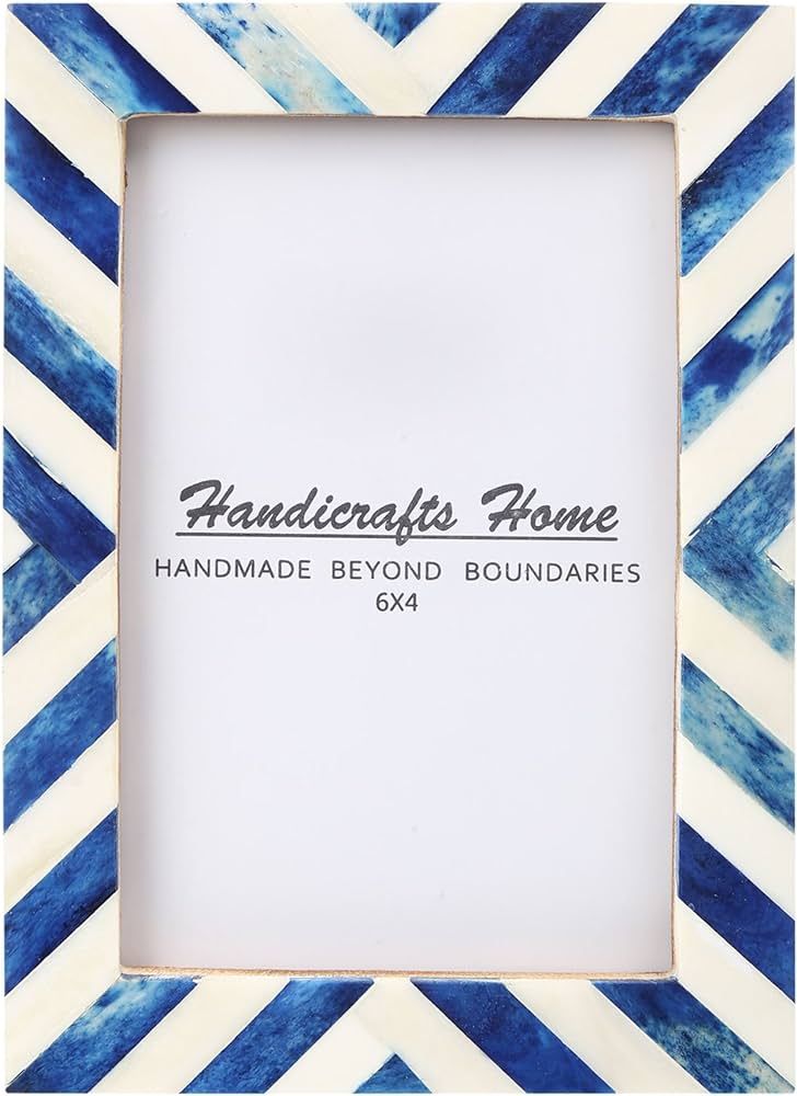 Handicrafts Home Picture Photo Frame Chevron Herringbone Art Inspired Vintage Wall Décor Gift Fr... | Amazon (US)