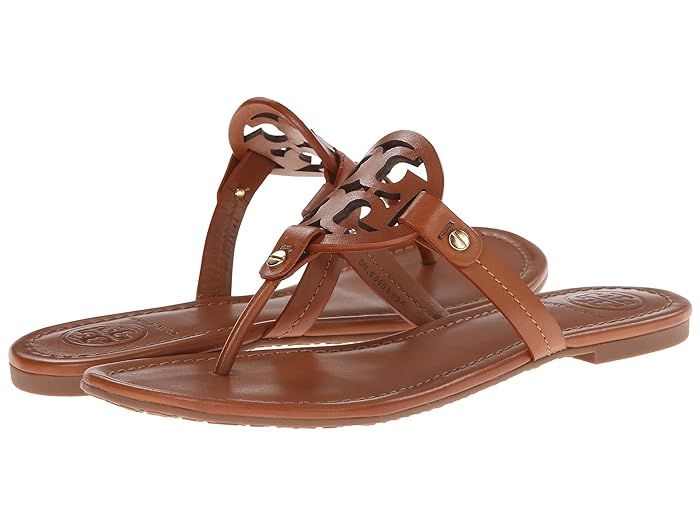 Tory Burch Miller Flip Flop Sandal (Vintage Vachetta) Women's Shoes | Zappos