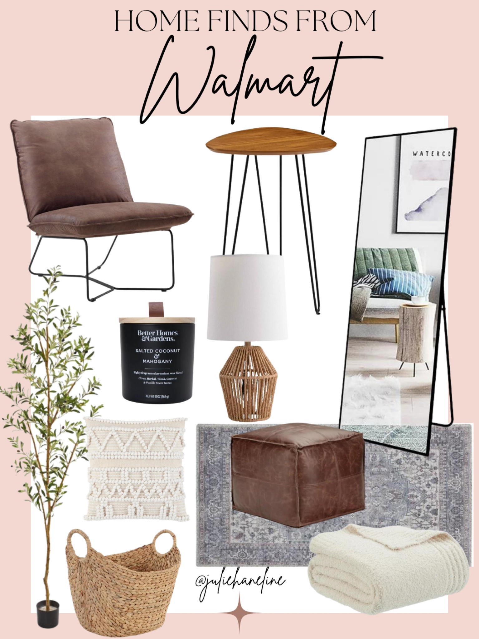 Found the cutest new home finds from Walmart! I just got this mirror in the mail and the quality is great! #walmart #walmarthome #walmartfind #hkme #homedecor #mirror #neutral

#LTKSeasonal #LTKhome #LTKunder100