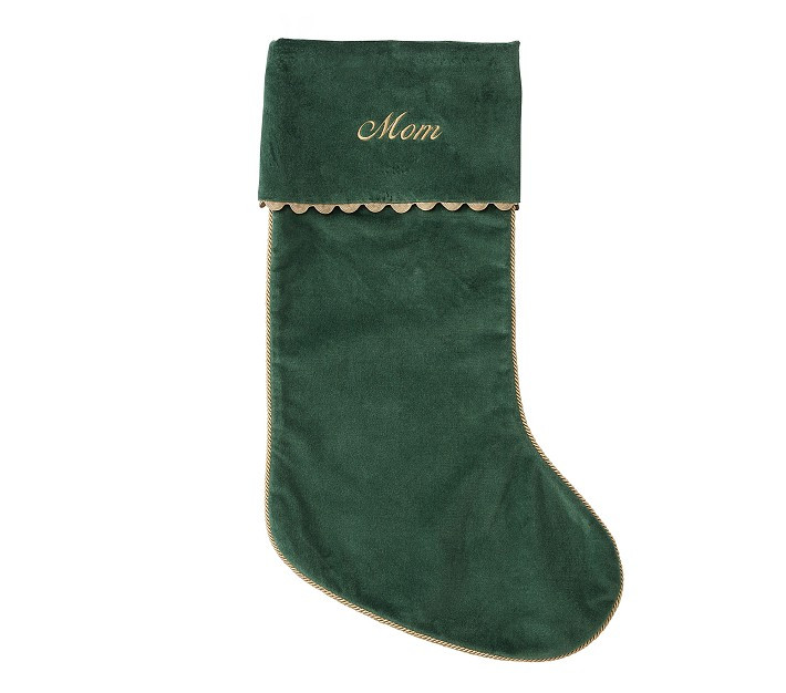 Rifle Paper Co. Nutcracker Embroidered Velvet Christmas Stocking Collection | Pottery Barn Kids