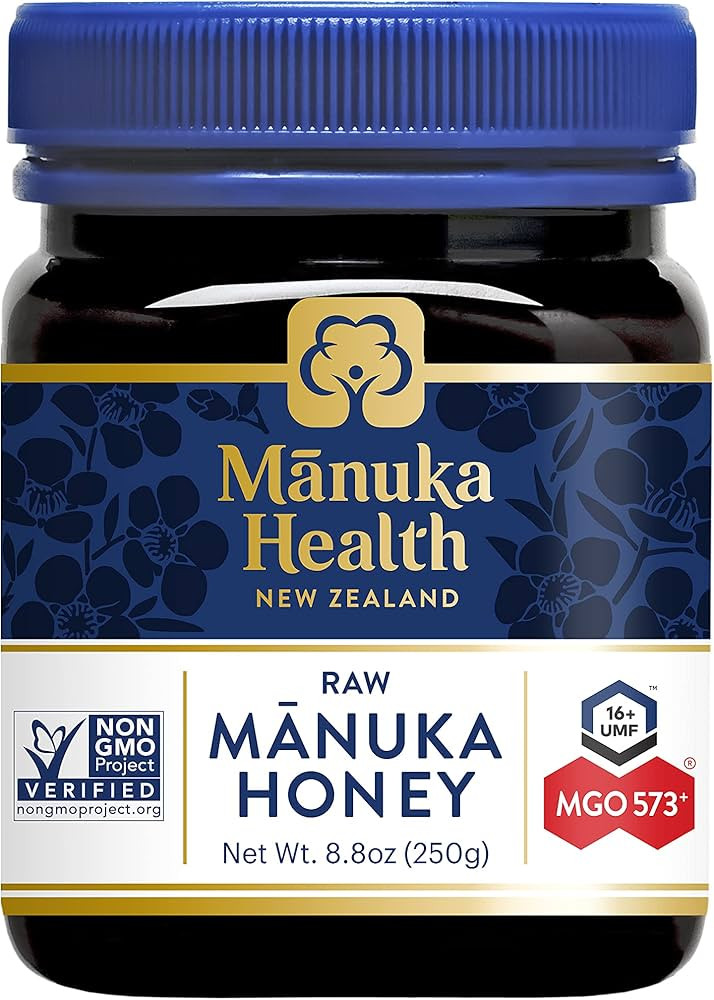 Manuka Health UMF 16+/MGO 573+ Manuka Honey (250g/8.8oz), Superfood, Authentic Raw Honey from New... | Amazon (US)
