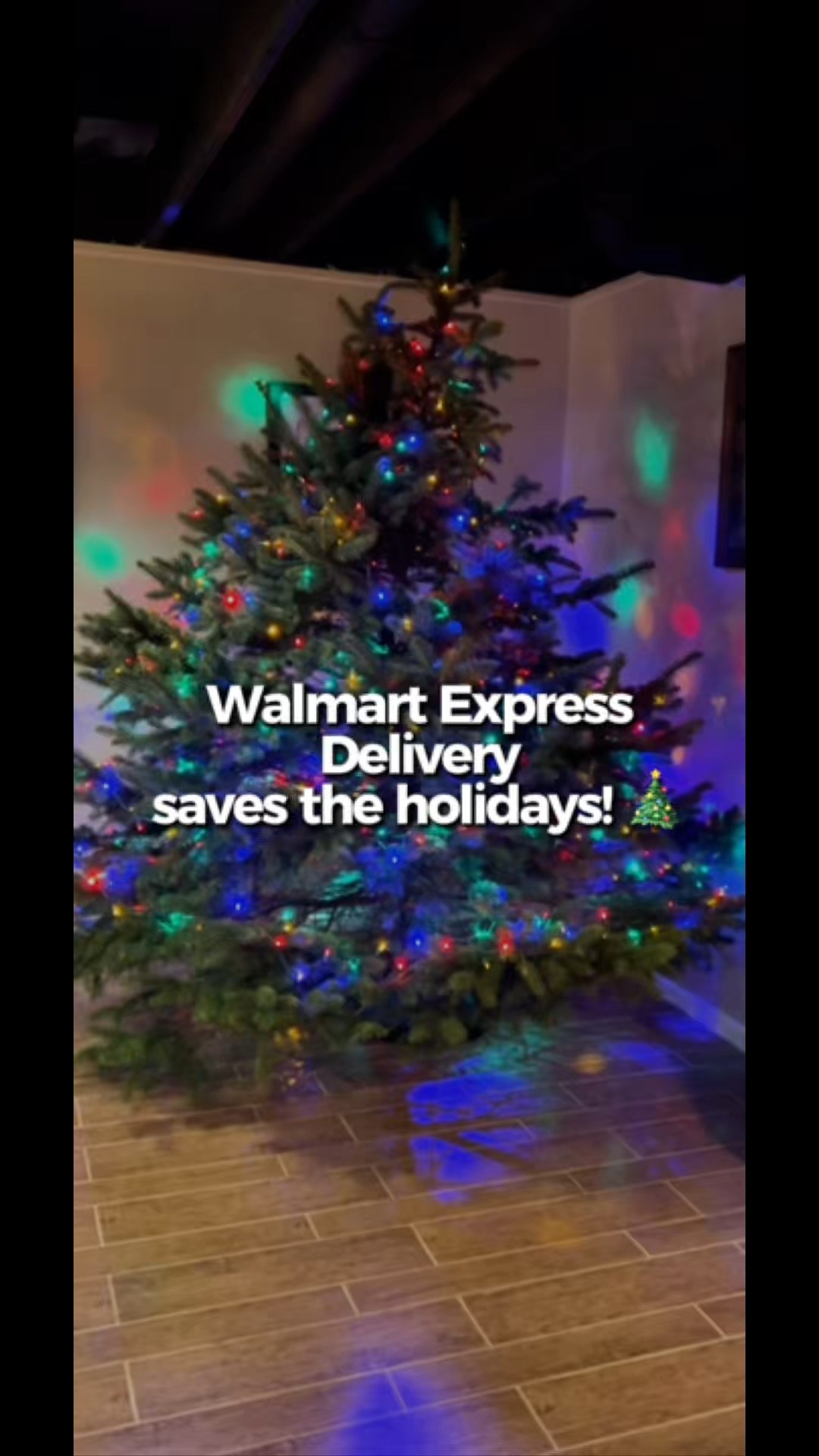 #WalmartPartner I’m partnering with Walmart and sharing another very real holiday moment.
We were decorating the tree we just cut down and realized we didn’t have enough lights (and let’s be honest… the lights always break). Instead of calling it a night, I pulled up the Walmart app and ordered new lights with Walmart Express Delivery — and they were at our front door within a couple of hours.
This reel features my husband and our toddler because sometimes Walmarting really is a family affair 🎄
Everything we used is linked in my LTK.
Subject to availability. Fees & restrictions apply. @walmart #walmart


#LTKdayinmylife #LTKGiftGuide #LTKHoliday