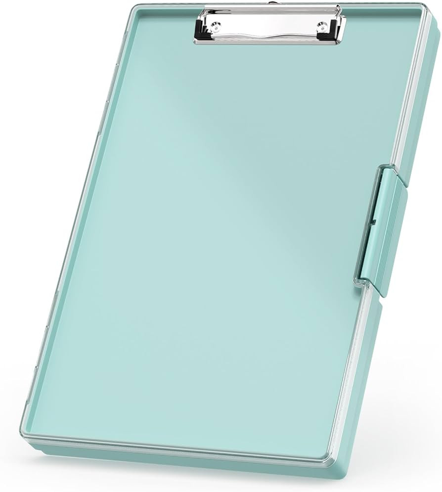 Rimilak Plastic Clipboard with Storage, Side Opening Clip Boards with 2 Storage Case, High Capaci... | Amazon (US)