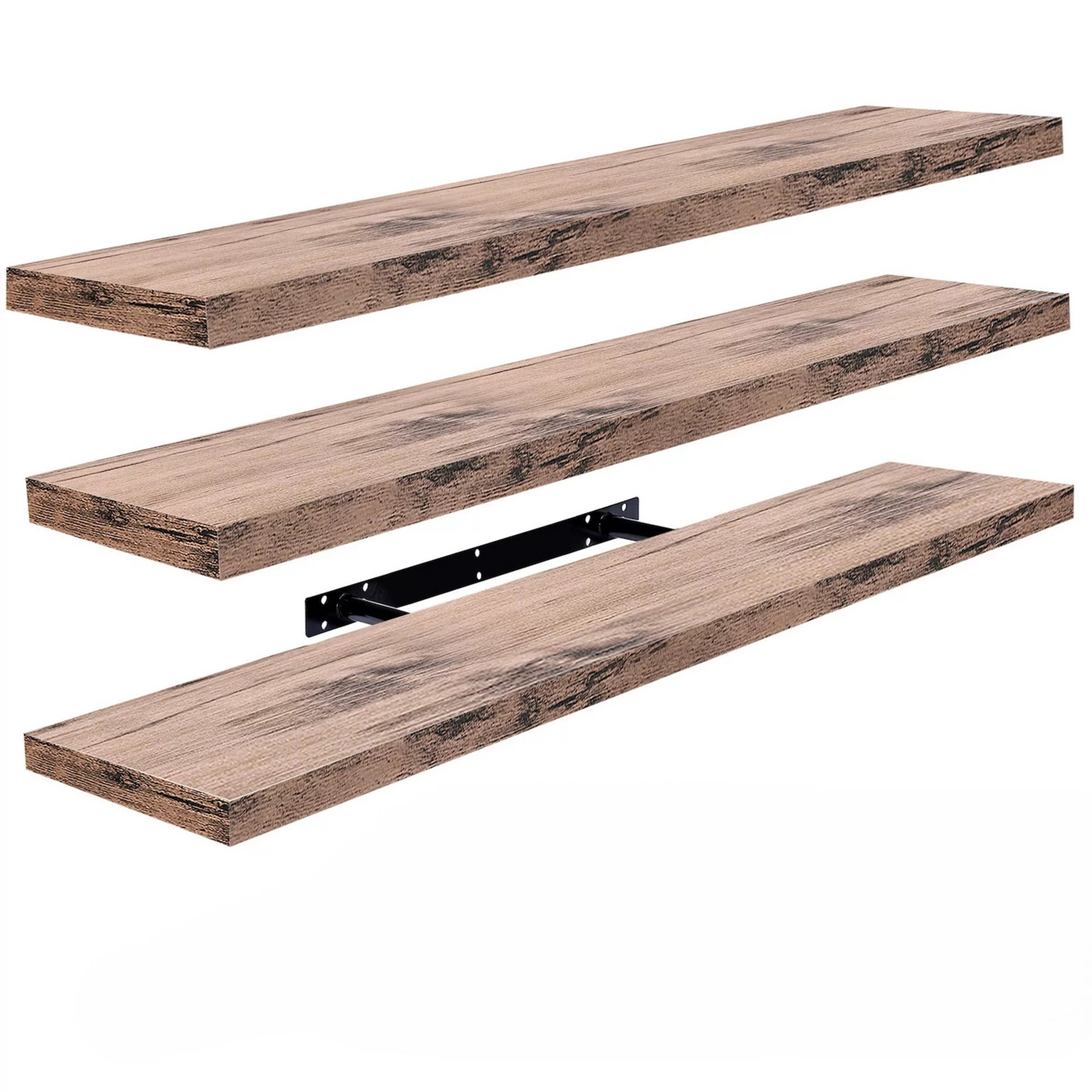 3 Pack (35"x9") Sorbus Long Floating Wall Shelves for Bedroom, Decor, Kitchen, Living Room | Kohl's