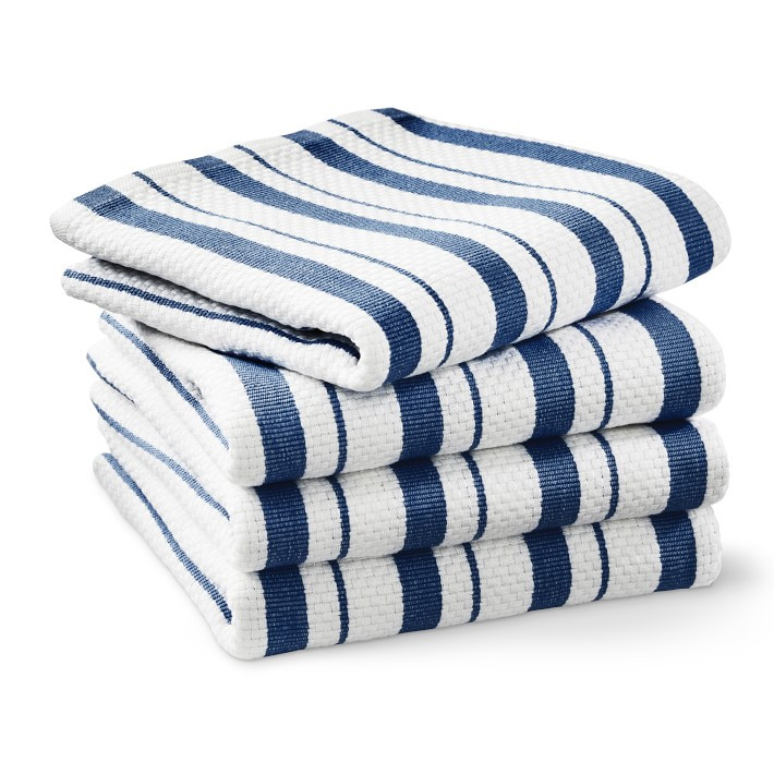 Williams Sonoma Classic Stripe Towels, Set of 4 | Williams-Sonoma