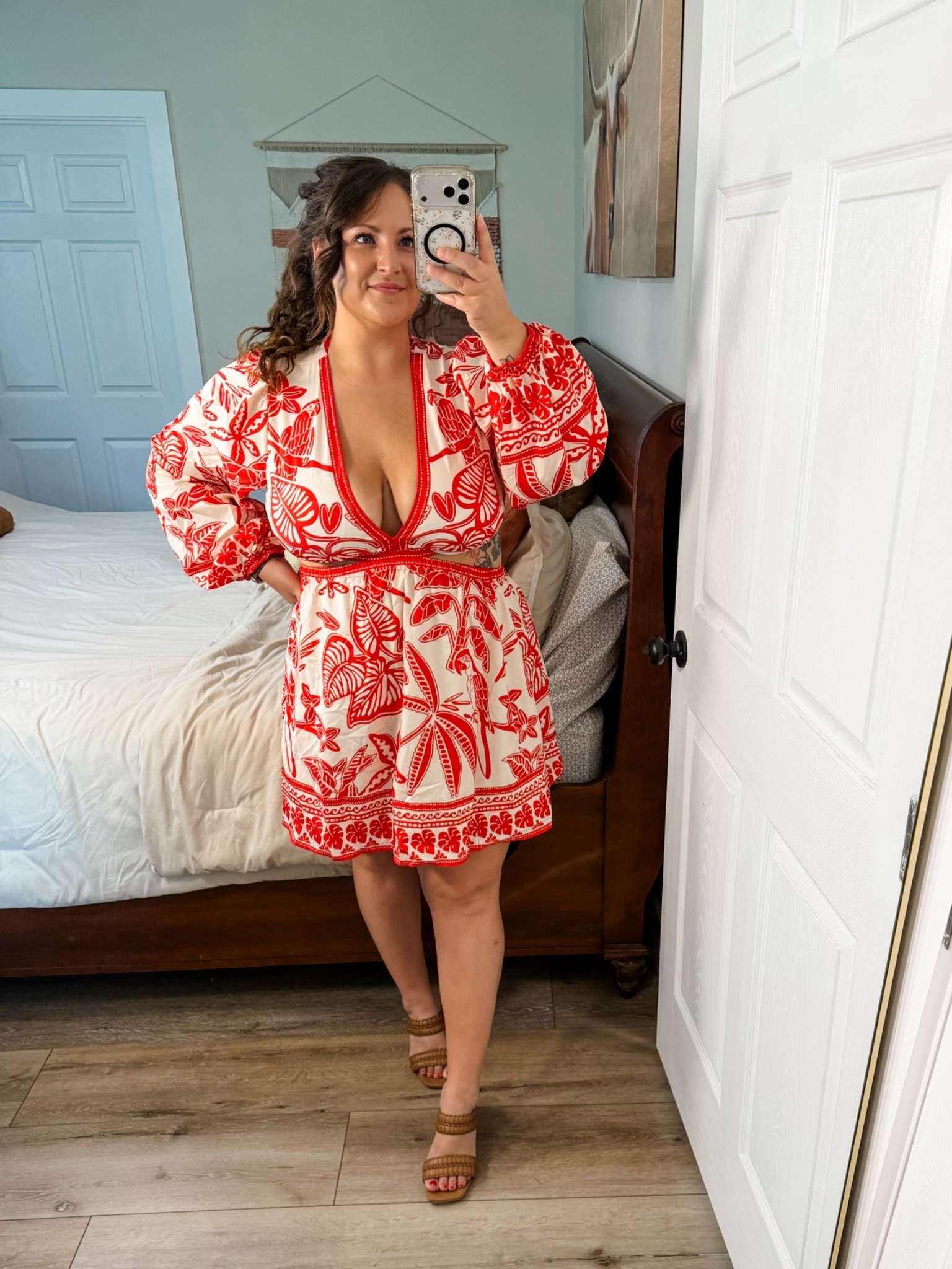 the cutest tropical cut out tie back mini dress ❤️

#LTKootd #LTKTravel #LTKgrwm