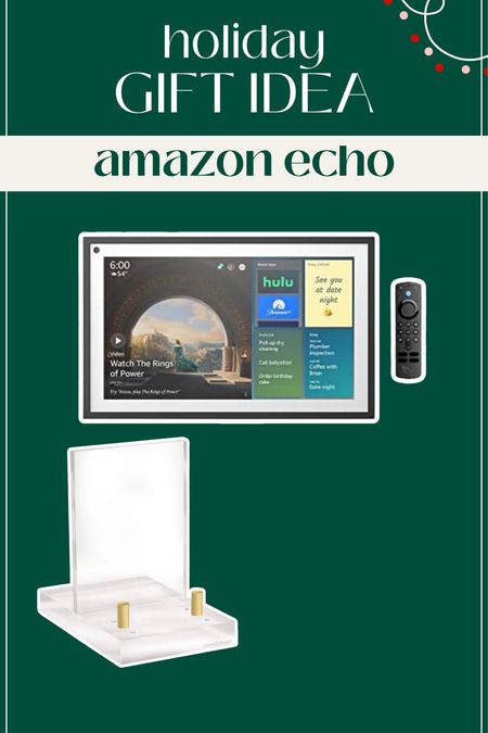 Gift idea! Amazon echo with this acrylic stand! 

#giftidea #giftguide #amazon #amazonecho 

#LTKGiftGuide #LTKSeasonal #LTKHoliday