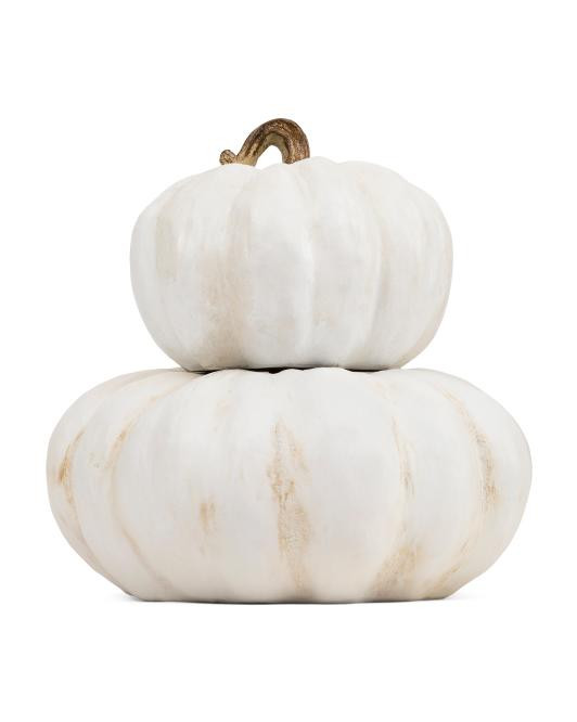 2pc Outdoor Safe Stacking Pumpkins | TJ Maxx