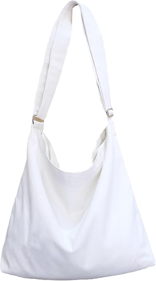 Covelin Women's Large Canvas Shoulder Bag Hobo Tote Handbag Casual Purse | Amazon (US)