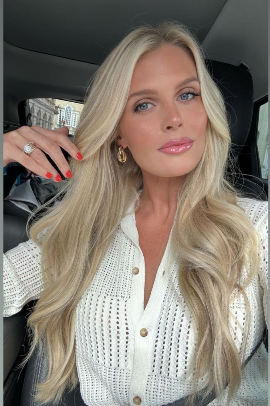 Madison Lecroy’s white crochet cardigan is by Frame and it’s perfect for Spring.

Would look amazing with jeans, or over a dress.  So many ways you could wear this.  It’s expensive, but it’s definitely an investment piece and a closet staple

#LTKstyletip #LTKSeasonal #LTKworkwear