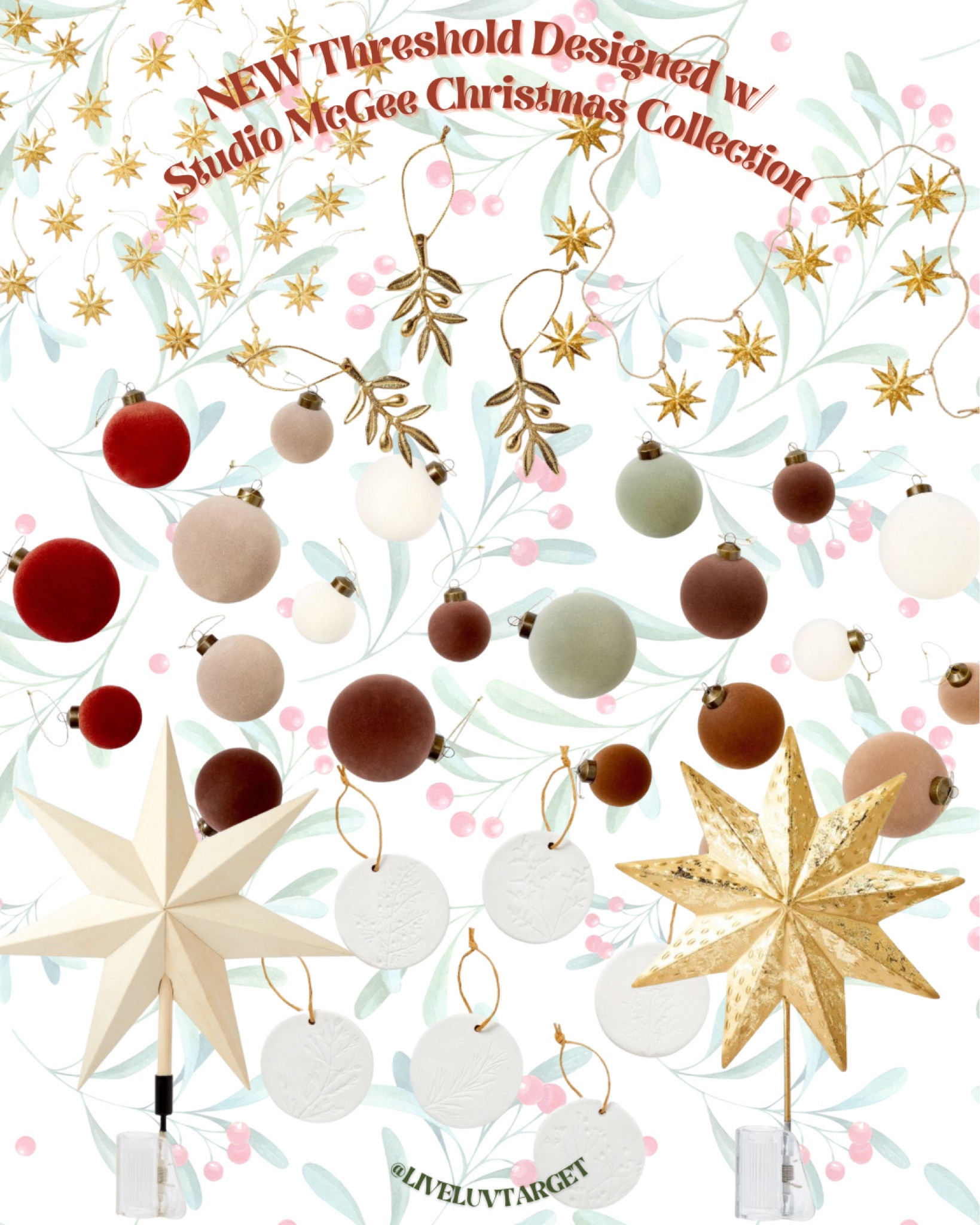✨NEW✨ Threshold designed with Studio McGee Christmas Collection 🎄• Christmas Tree Ornaments 

#LTKHoliday #LTKhome #LTKSeasonal