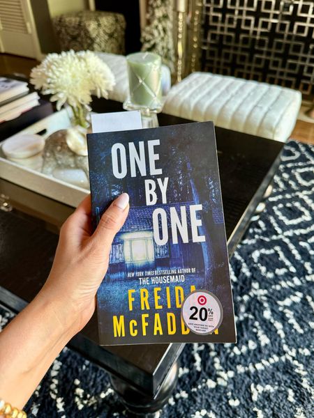 Almost done with this book One by One by Freida McFadden after starting it yesterday! Gripped me immediately which is hard to do with my ADHD brain. If you like thrillers this is one to add to the summer reading list. Also linking The Turn of the Key by Ruth Ware. Just finished and have to say it was rather disappointing ending. I wouldn’t recommend but if you want to check it out wanted to include it. One by One by Ruth Ware I would recommend along with It Ends With Us.

Summer book 
Vacation book 

#LTKTravel #LTKFindsUnder50 #LTKHome