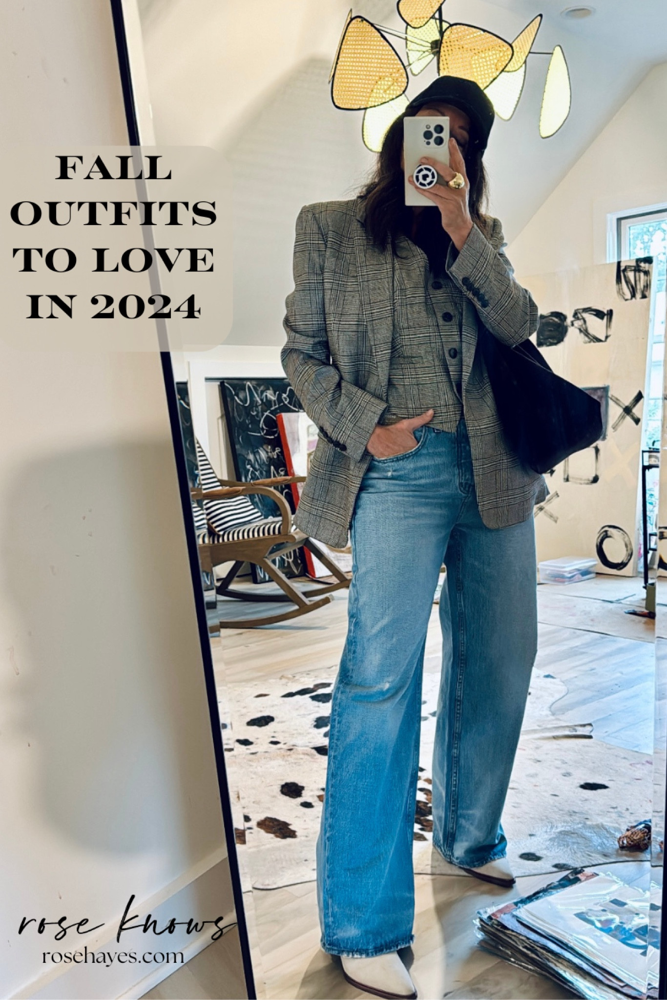 Use code HARVEST for an extra 30% off sale price on this great plaid blazer and vest ❤️❤️ 
*The camel and black totes are on the promo but unfortunately not the chocolate suede in photo 
#madewellsale 
#ltkxmadewell 

#LTKStyleTip #LTKWorkwear #LTKFindsUnder100