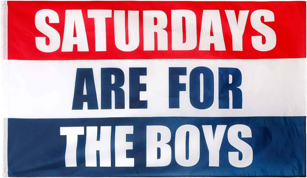 Saturdays Boys Flag, 3x5 Feet, Polyester Cloth Resistant Fading Boy Saturday Flag, Perfect for Co... | Amazon (US)