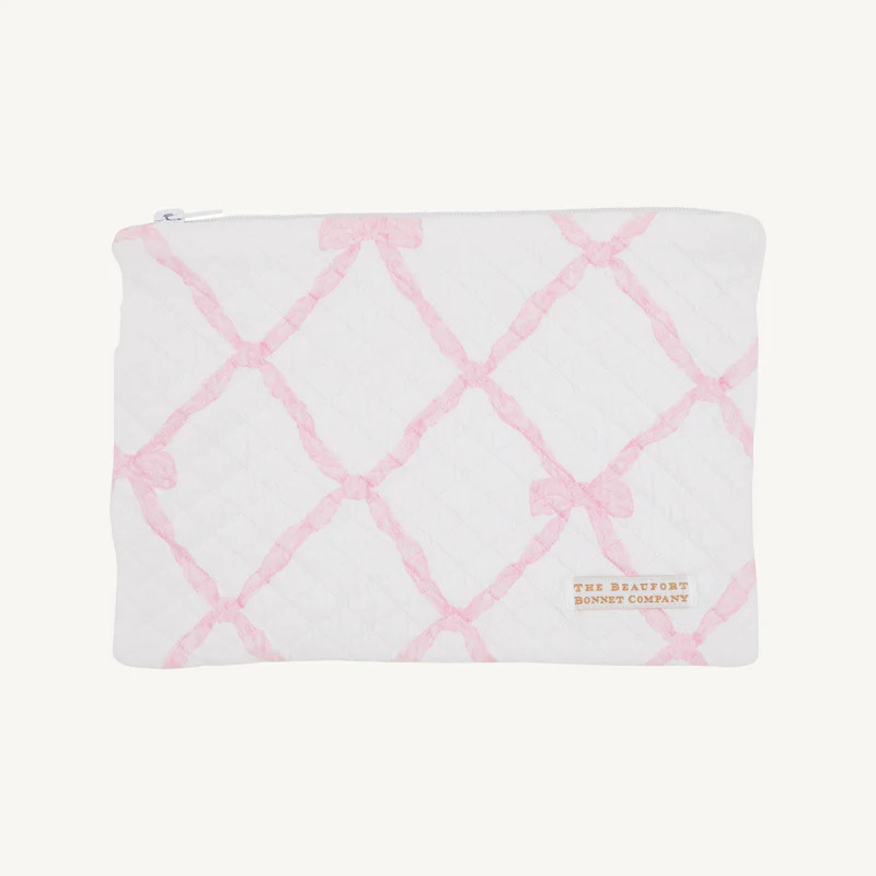 Duchess Ditty Bag (Quilted) - Belle Meade Bow | The Beaufort Bonnet Company