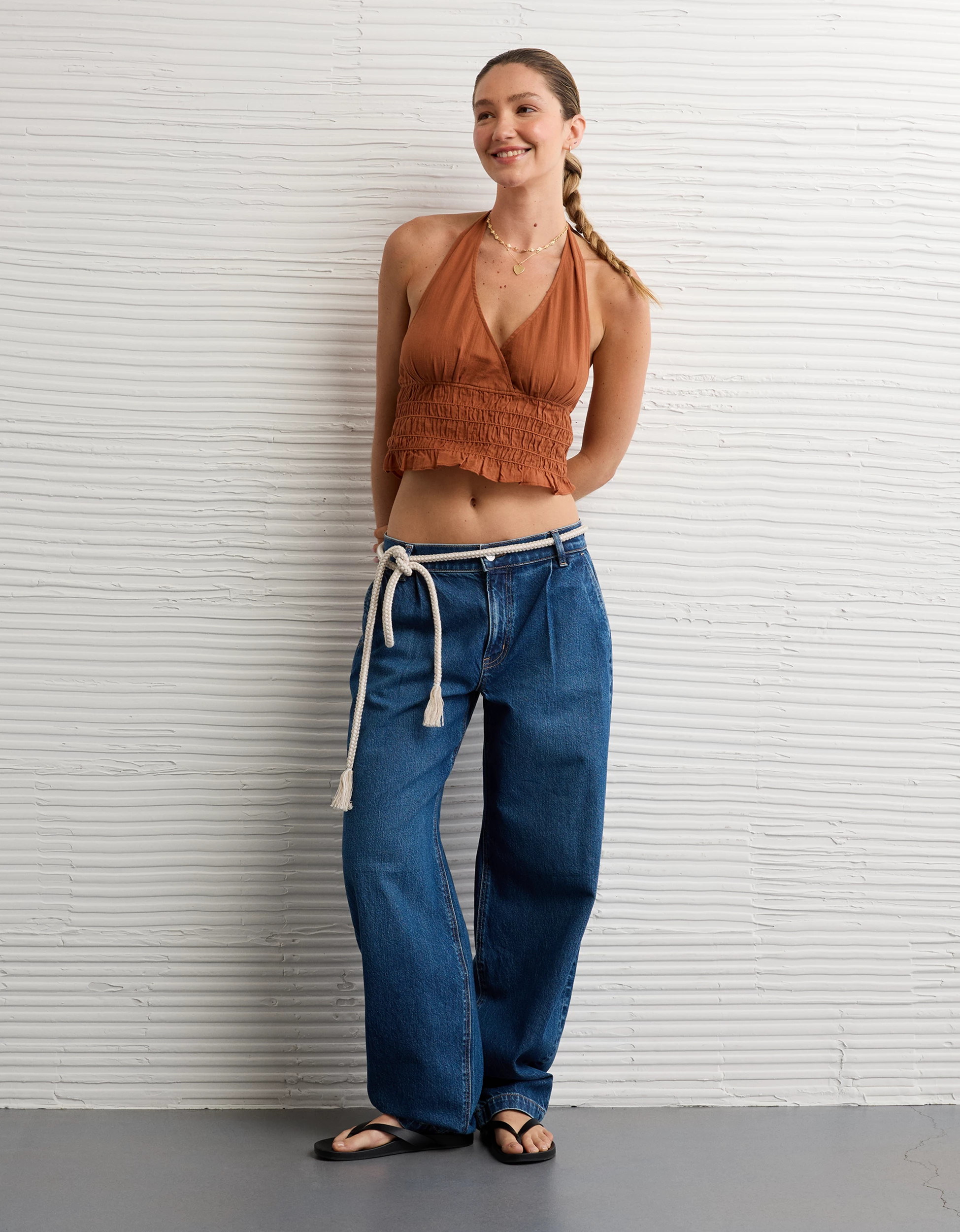 AE Corded Halter Top | American Eagle Outfitters (US & CA)