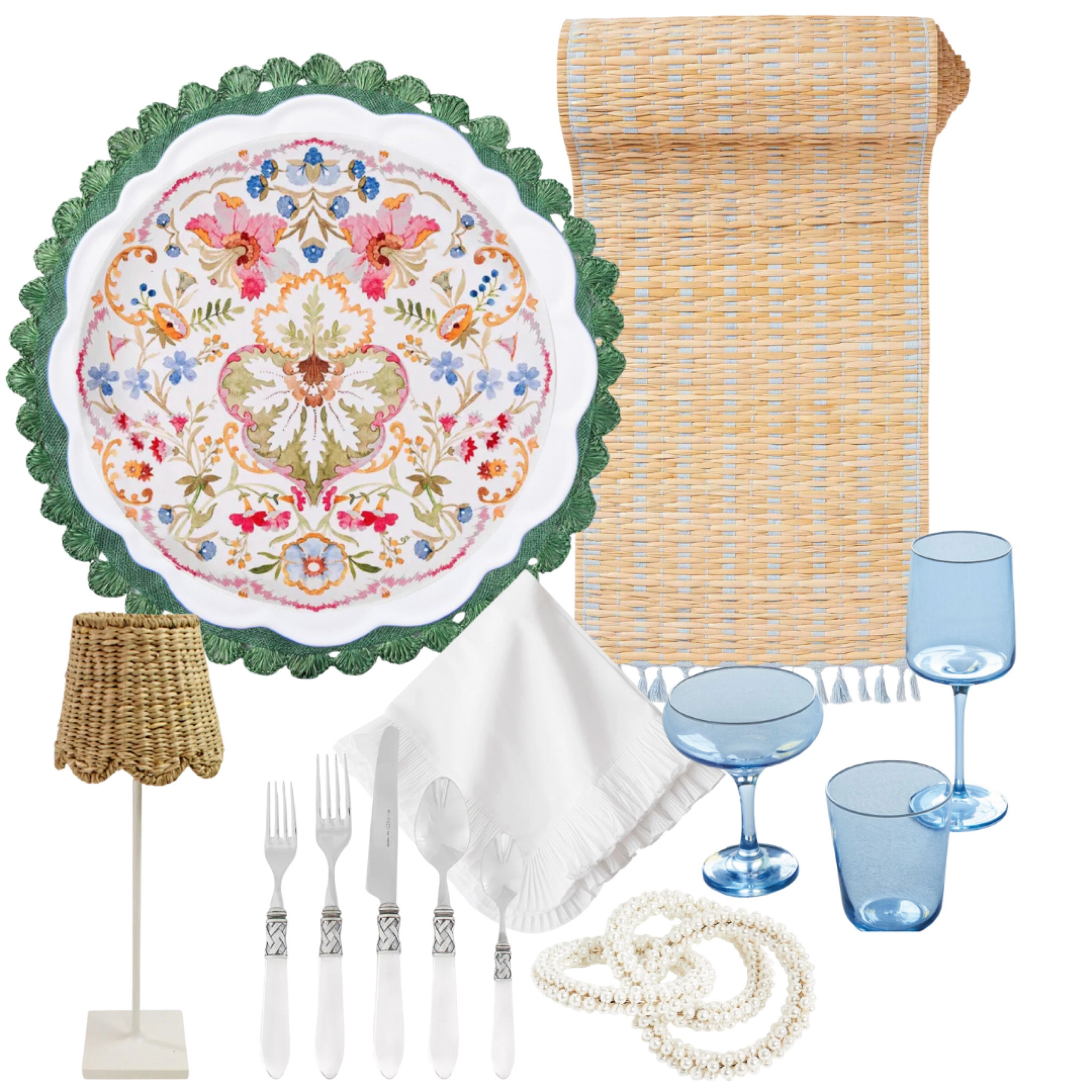 Entertaining in the summer is so much fun because you get to eat outside and enjoy natures backdrop!  Your guests will be delighted to see this beautiful table too!! The dish is melamine!!!

#LTKSeasonal #LTKHome #LTKOver40