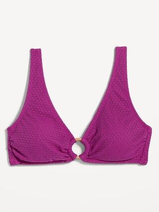 Crochet O-Ring Bikini Swim Top for Women | Old Navy (US)