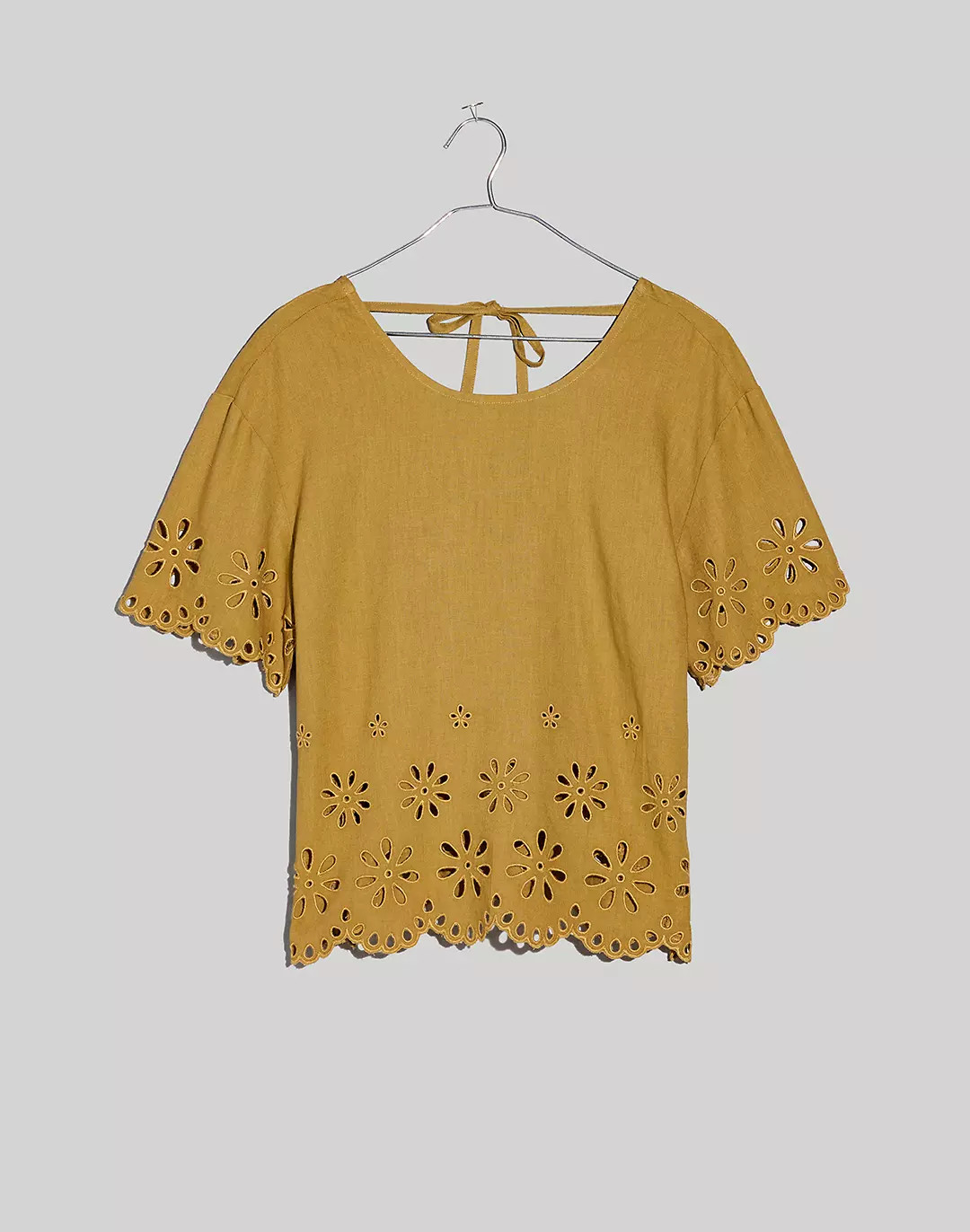 Floral Eyelet Crop Top | Madewell