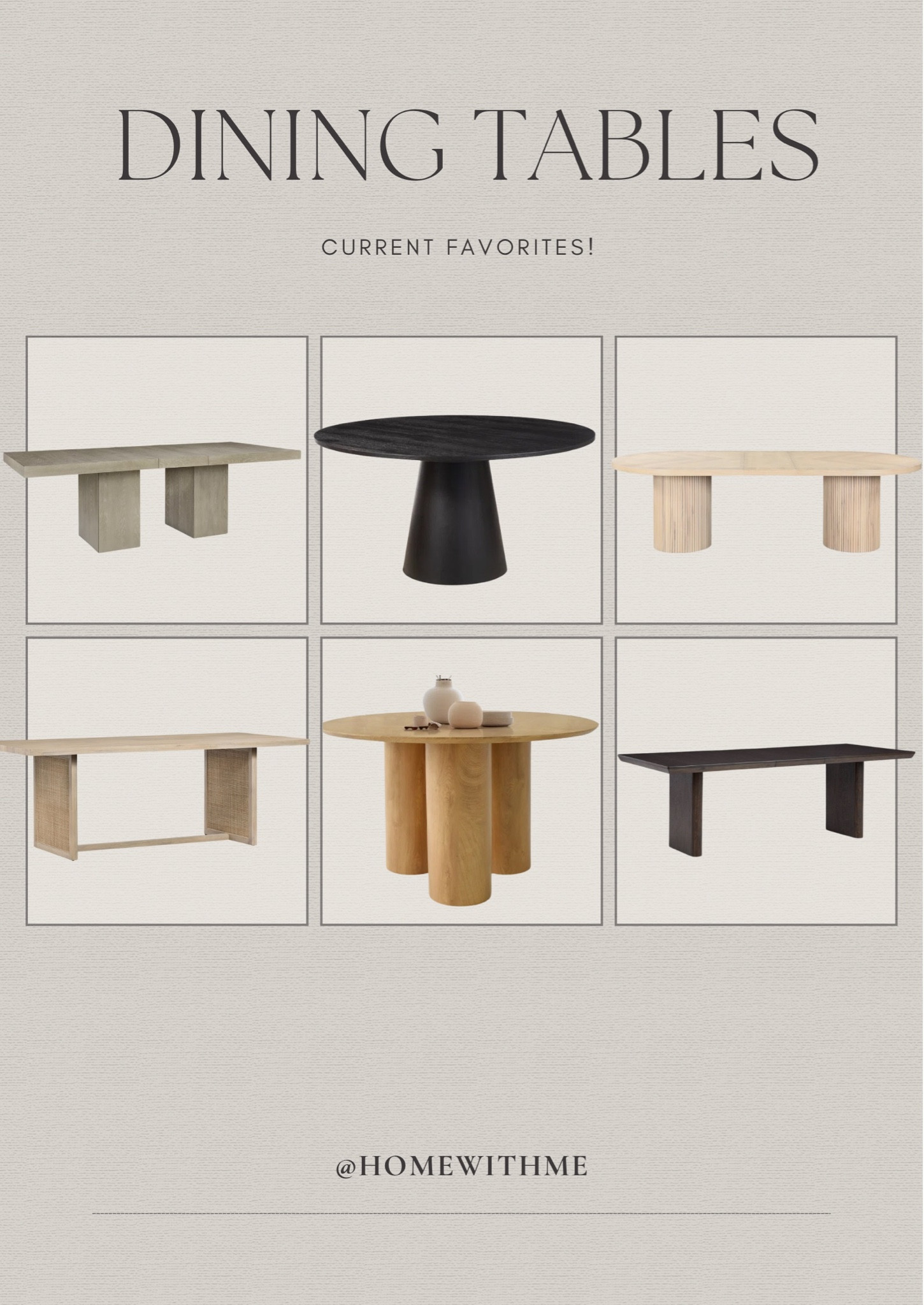 Dining Tables | Current Favorites!! 

#LTKhome #LTKMostLoved