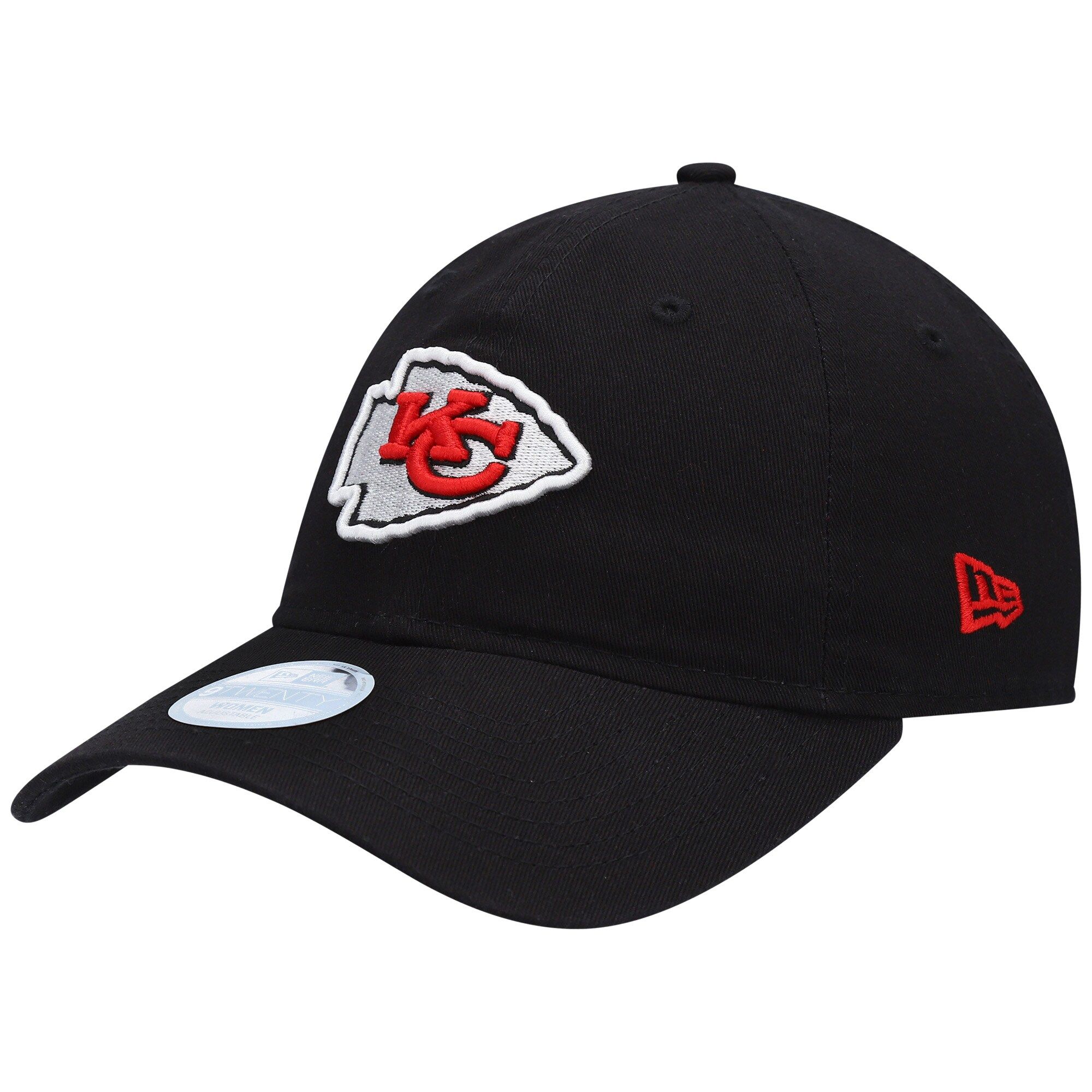 Women's Kansas City Chiefs New Era Black Core Classic 2.0 9TWENTY Adjustable Hat | NFL Shop
