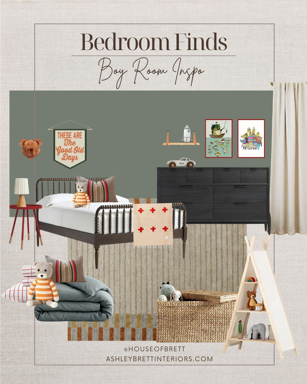 Little boy bedroom design inspired by my sweet nephew. No more crib or toddler bed! Time to evolve his room just a bit. ♥️

#LTKHome #LTKKids #LTKFamily