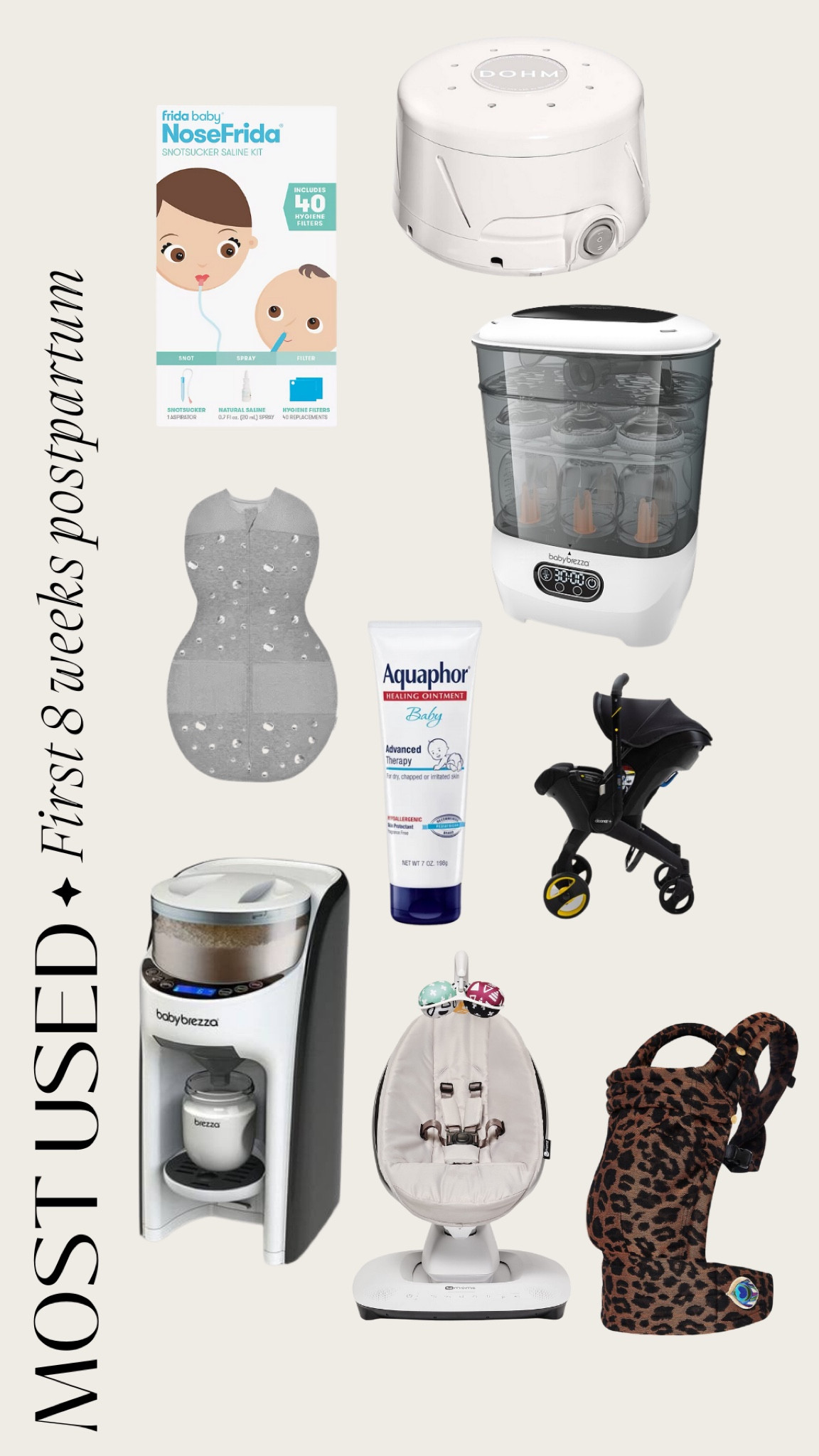My most used baby products the first 8 weeks with baby # 2! Baby Brezza saves the day and the swaddle is what I attribute my newborn sleeping 8 hours a night. 

#LTKbaby #LTKkids #LTKbump