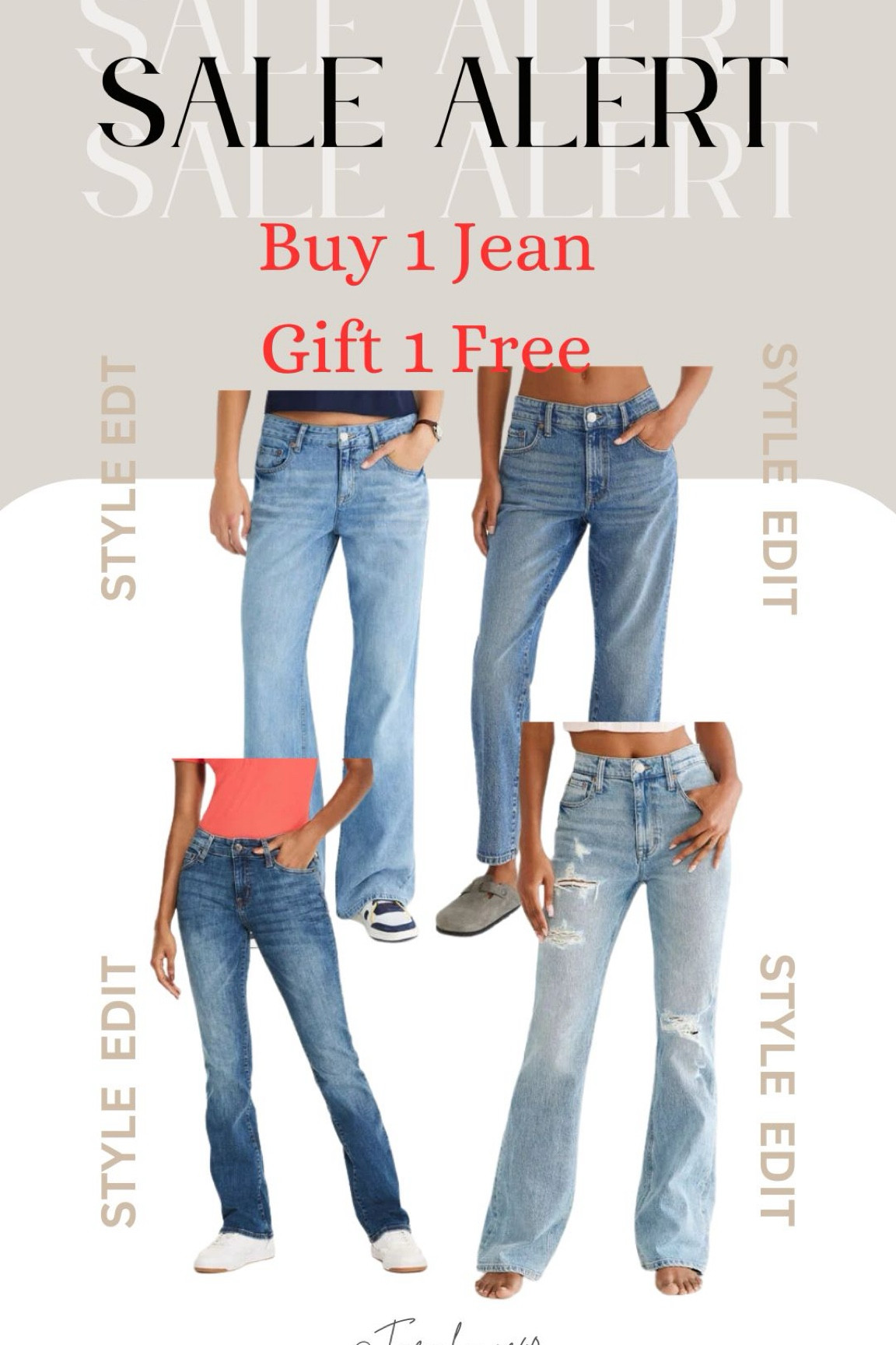 BUY 1 JEAN, GIFT 1 FREE - Your gift giving just got a budget boost👖👖


#LTKGiftGuide #LTKStyleTip #LTKCyberWeek