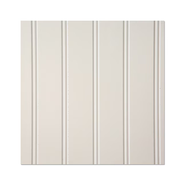 Style Selections 48-in x 96-in Beaded Paintable White MDF Wainscoting Wall Panel ( 32-sq ft ) Low... | Lowe's