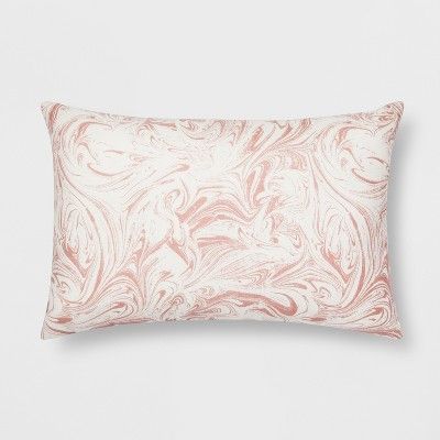 Pink Marble Lumbar Throw Pillow - Room Essentials™ | Target