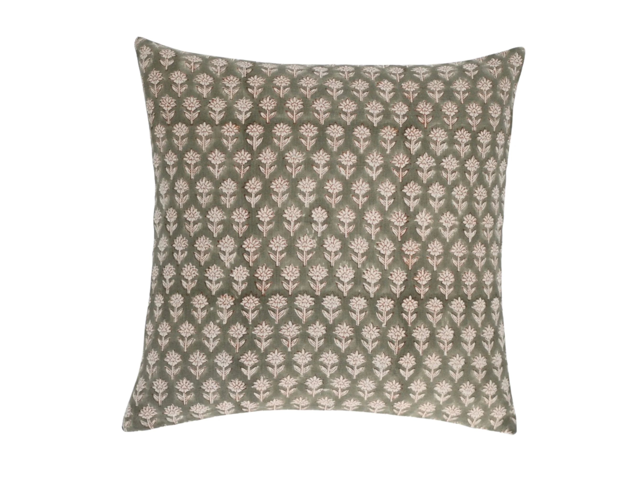 Buy Sophia Block Print Pillow Cover Online | Maple Village Lane