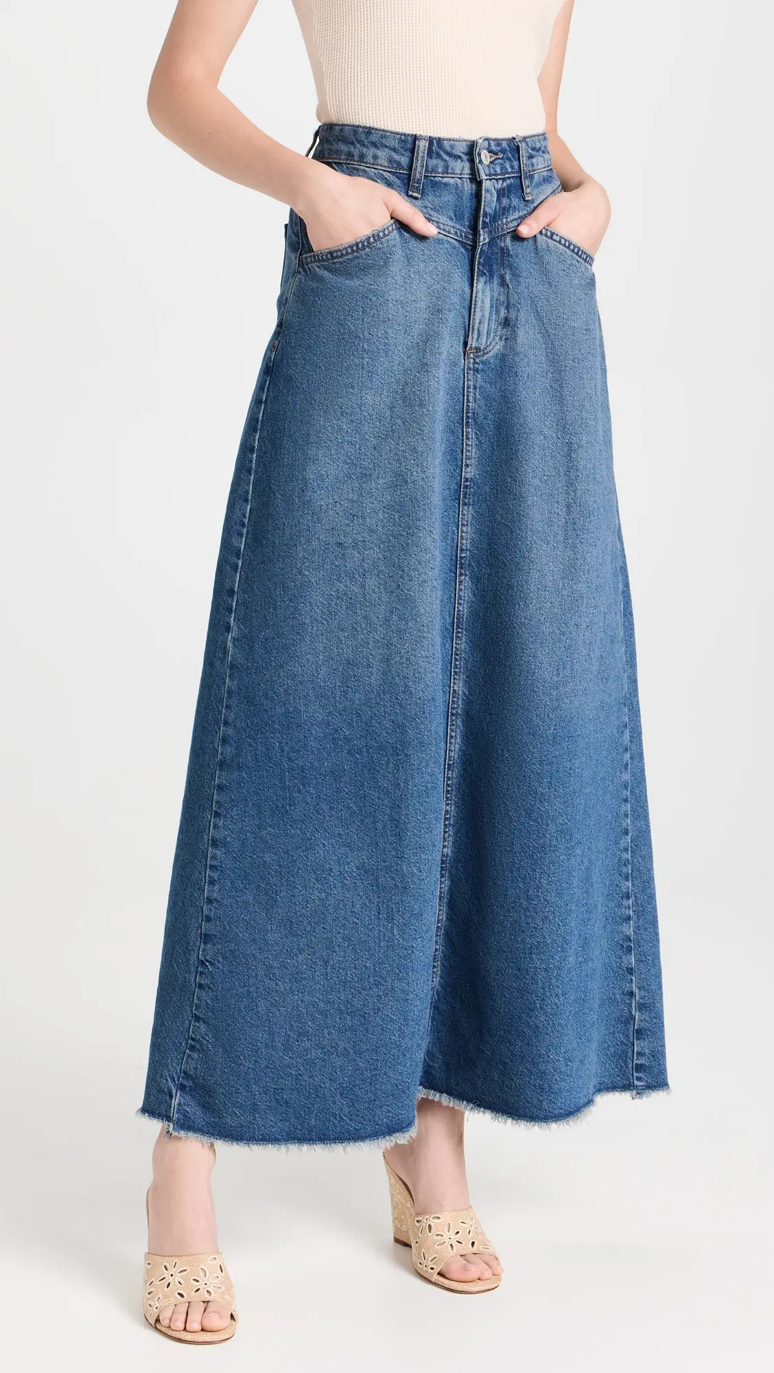 Free People Come As You Are Denim Skirt | Shopbop | Shopbop